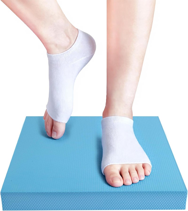 MBKHFLL Exercise Balance Pad，Balance Foam Mat for Physical Therapy Equipment & Strength Stability Training, Slip Resistant Foam Mat for Yoga, Pilates, Meditation，Gardening knee pads - Image 1